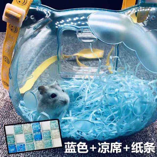 Lồng Vận Chuyển Hamster - Lồng Xách Tay Kitty Cho Hamster - 2 Size - [Nông Trại Thú Cưng]