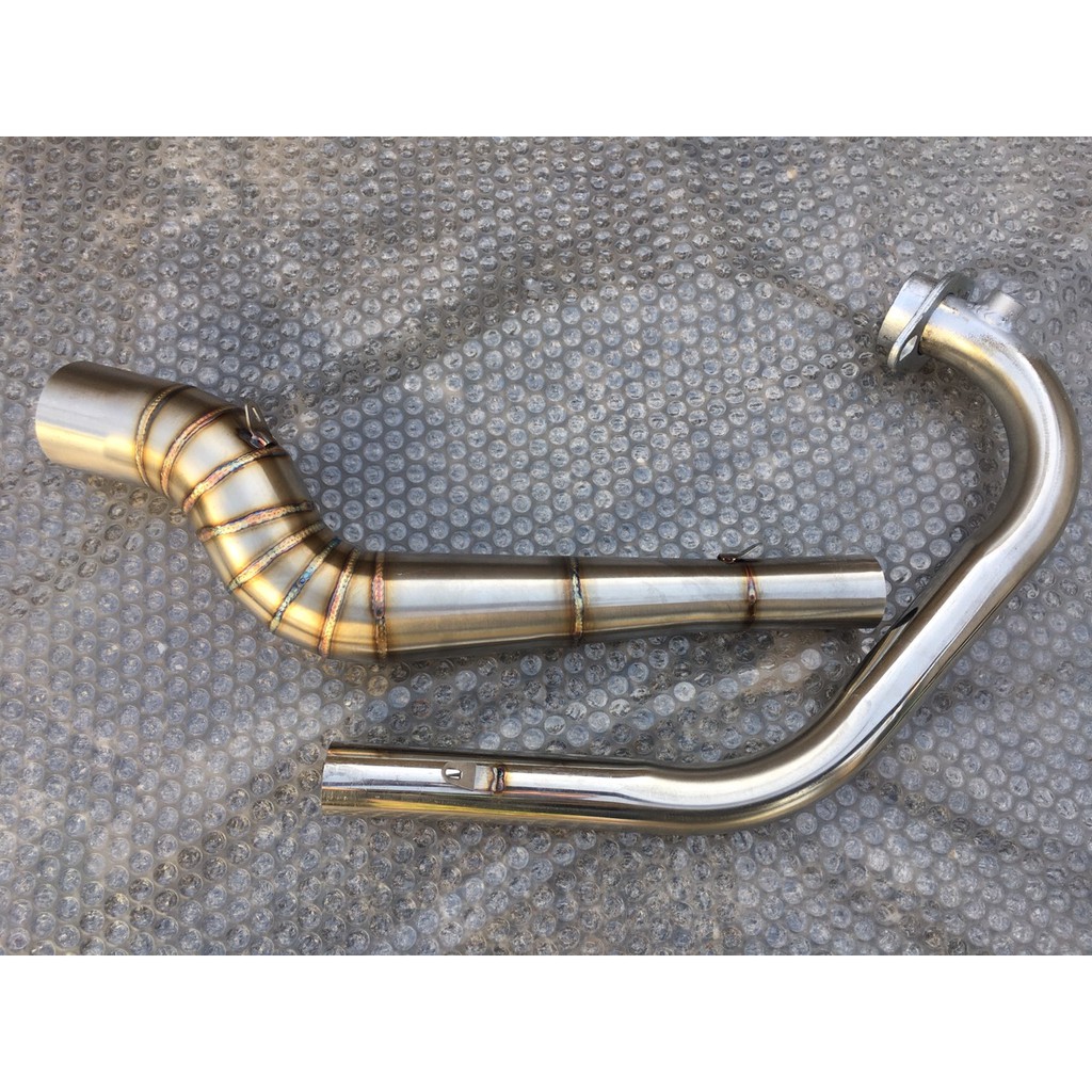 Cổ Pô 2 khúc from Stb dành cho Satria Fi Raider Fi Chuẩn inox 304 , mối hàn rất đẹp