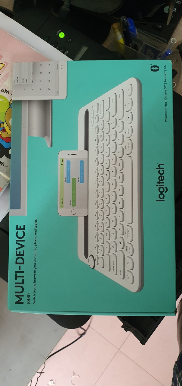 Bàn Phím Bluetooth Logitech K480 - Hàng Chính Hãng