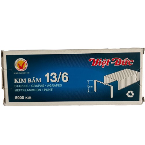 Kim bấm gỗ 13/6 việt đức 5000 kim