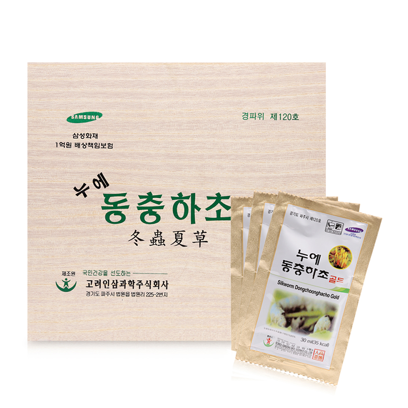 Cordyceps Water Wood Box 60 Bio Korean Packs, New Arrival Date