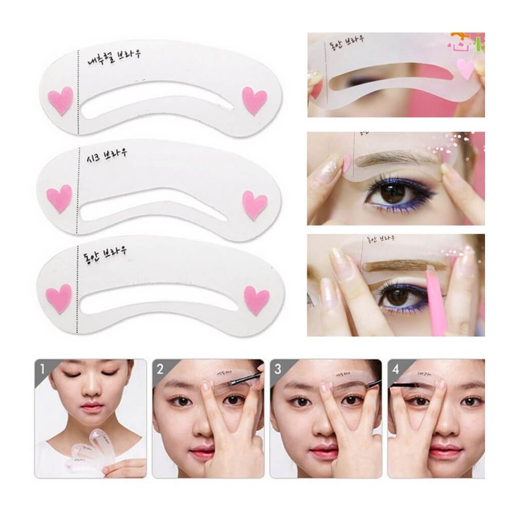 Combo 3 bộ Khuôn Kẻ Chân Mày