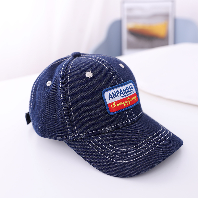 nón kết nón lưỡi trai jean logo cá tính cho bé