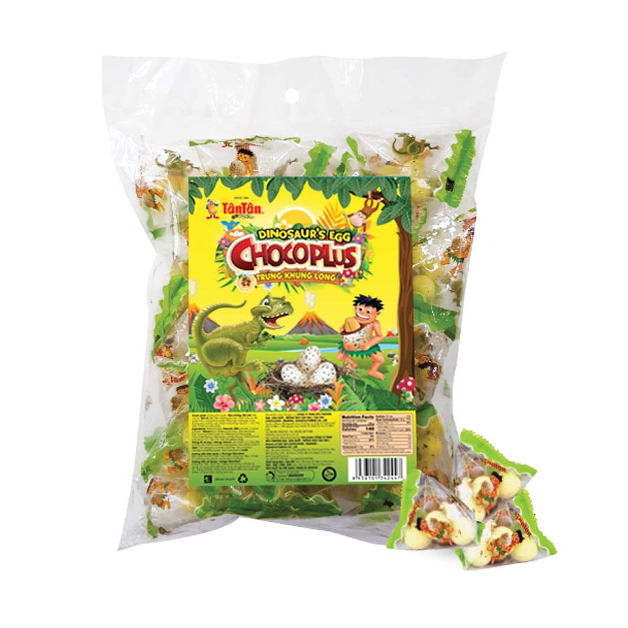 Đậu phộng Chocoplus trứng khủng long Tân Tân (gói 96g)