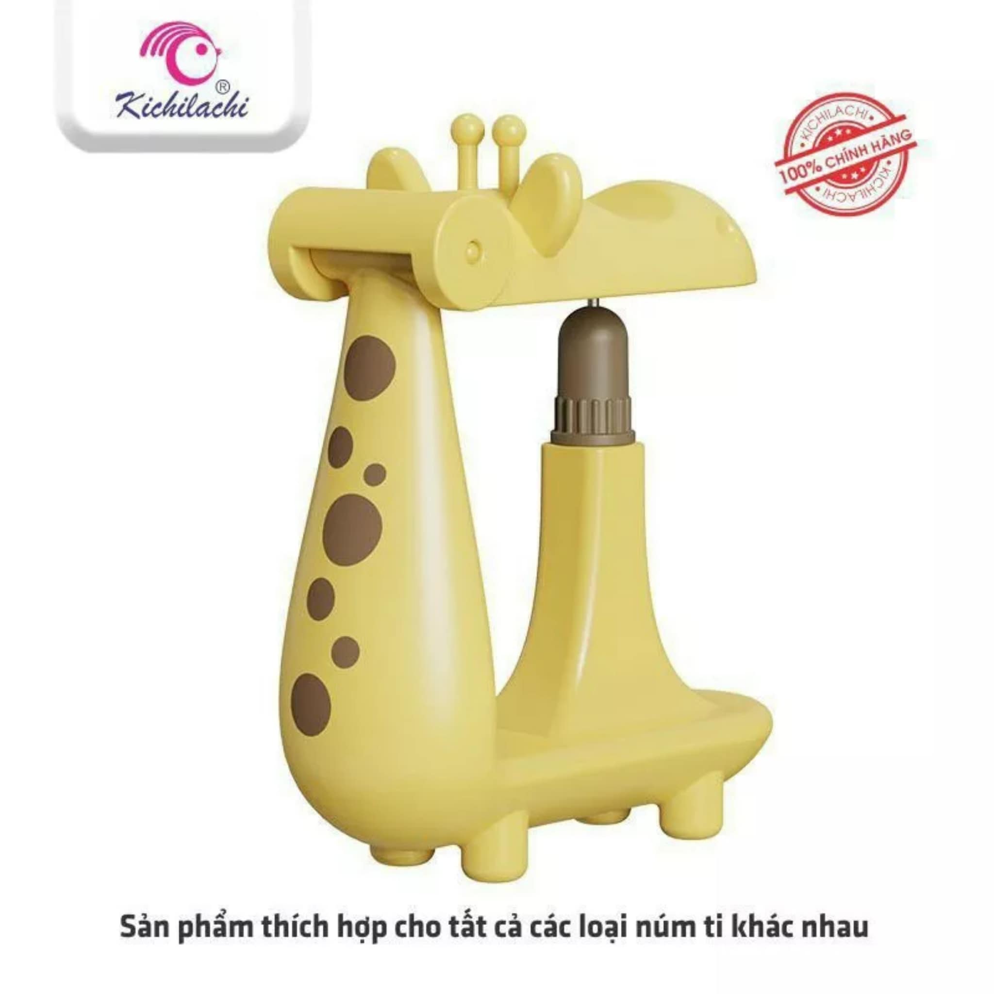 Đục Lỗ Núm Ti Bình Sữa Kichi