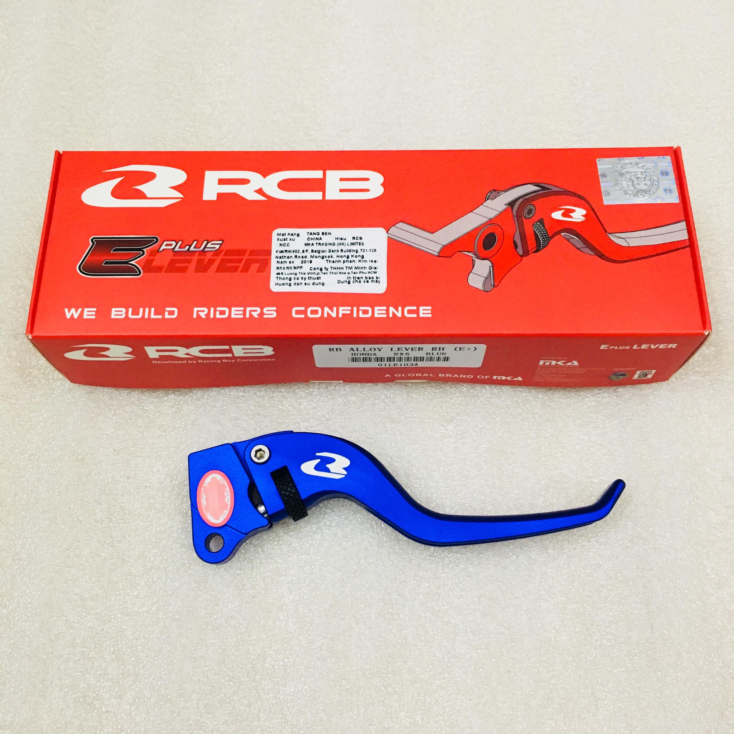 Tay thắng đùm racing boy v5+ full nhám cho wawe,dream đời đầu - màu xanh
