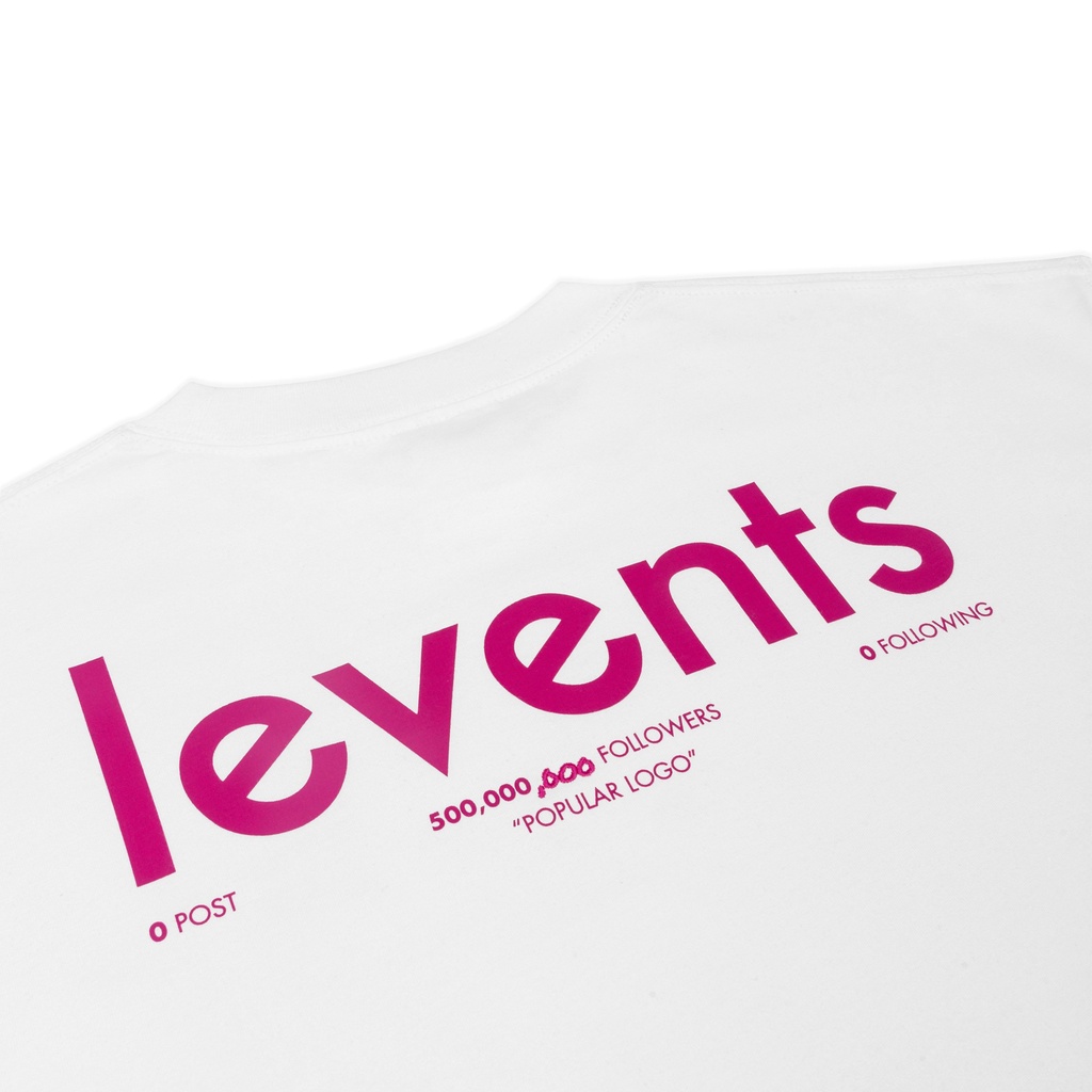 Áo Thun Levents Popular Logo 2.0/ White