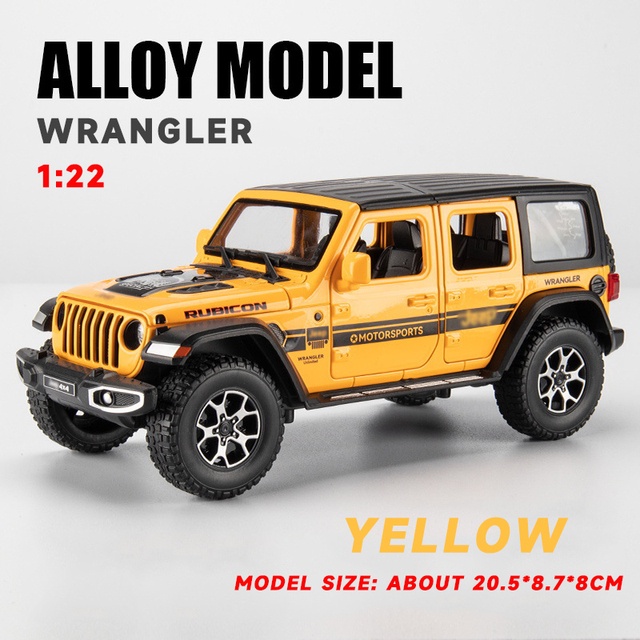 Mô hình xe Jeep Wrangler Rubicon 4x4 1:24 MiniAuto 