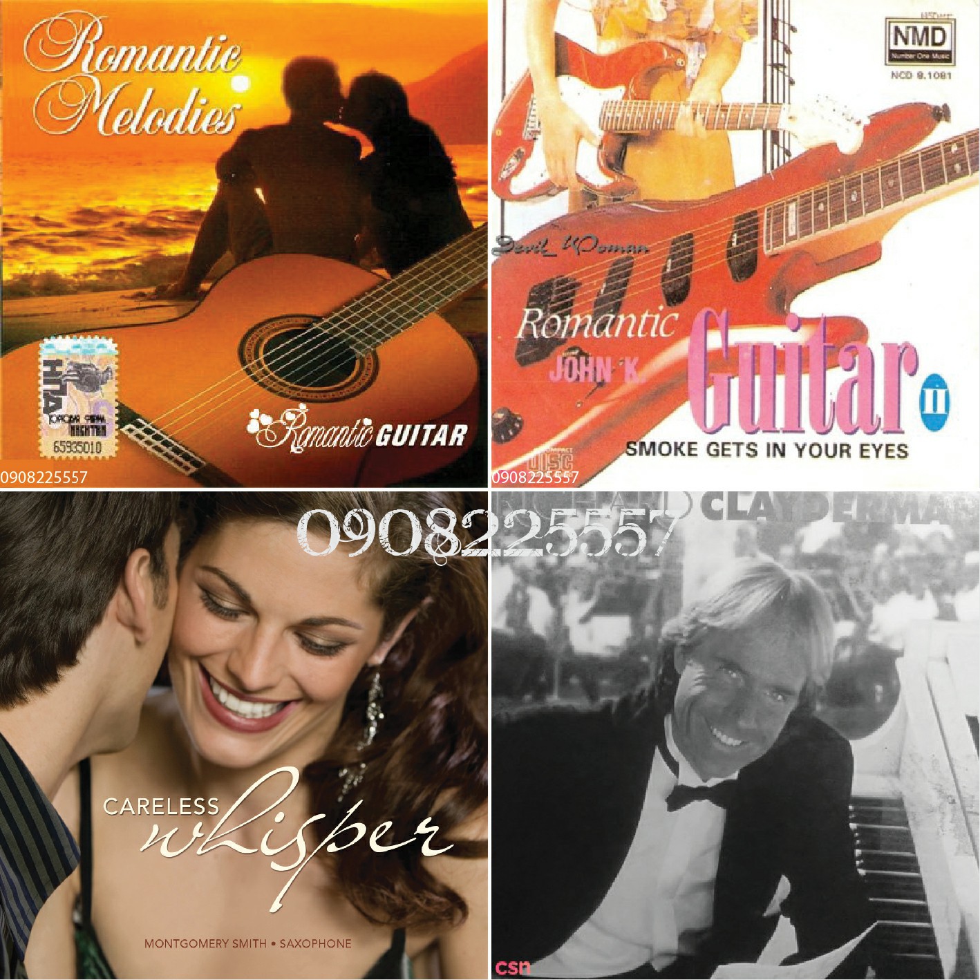 Hoà tấu romantic guitar – saxophone - richard clayderman 90 bài