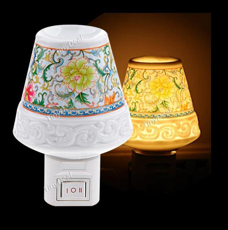Bảng giá Đèn ngủ bằng sứ xông tinh dầu mini - Chọn mẫu ngẫu nhiên