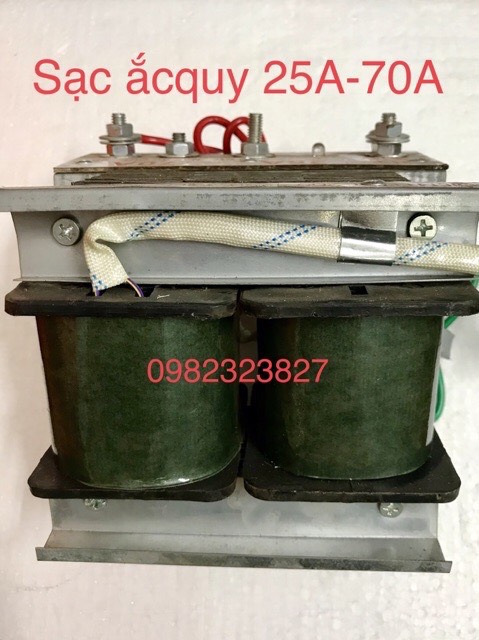 Sạc bình ắc quy 25-70a dây đồng 100% hàng việt nam