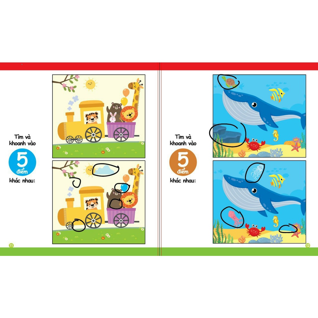 COMBO Bộ 4 Sách Trò Chơi Rèn Luyện Trí Thông Minh - Bộ Sách Trò Chơi Nối Số và Trò Chơi Tìm Kiếm Phát Triển Tư Duy Cho Trẻ Em 2-6 Tuổi