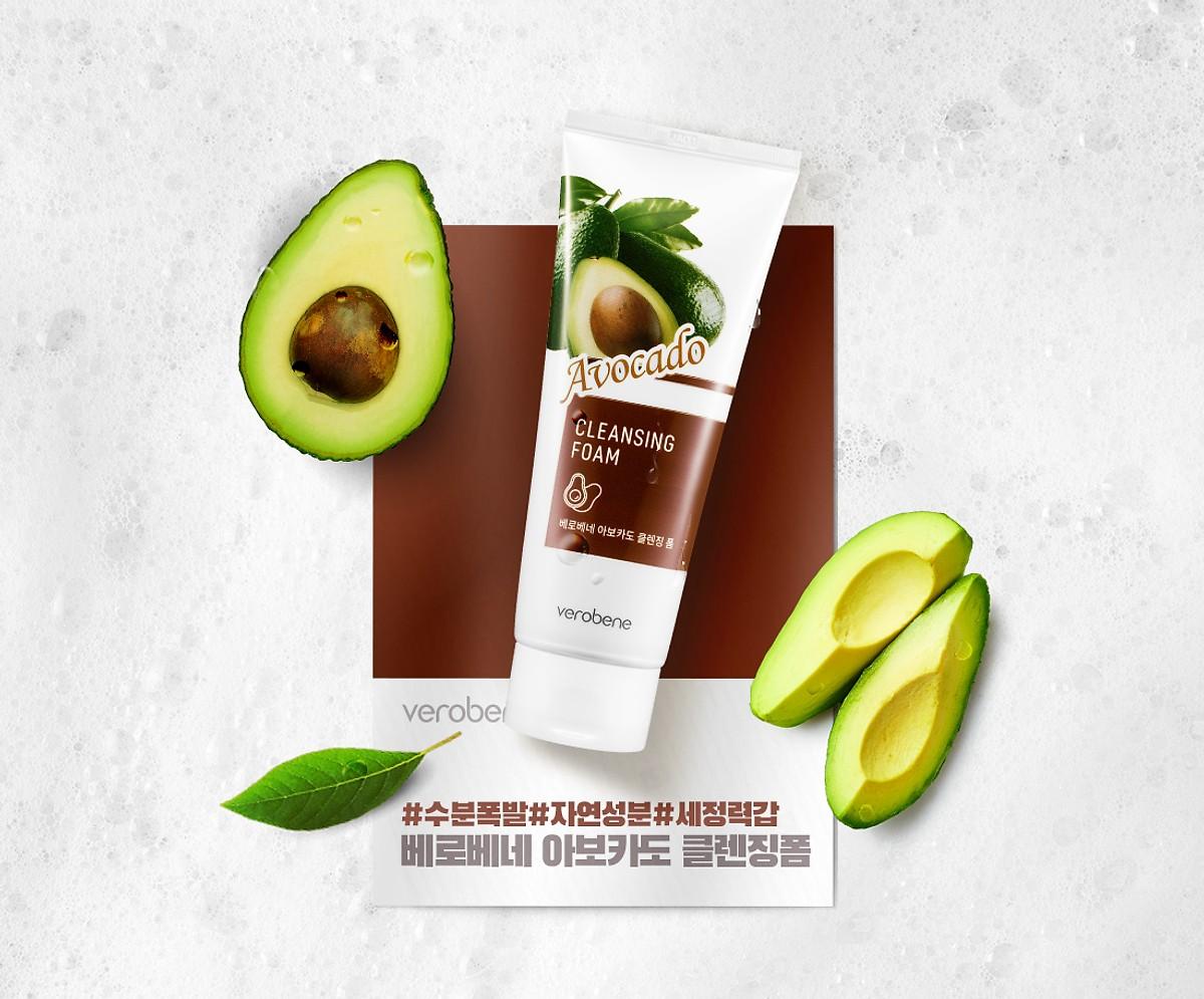 Sữa Rửa Mặt Bơ (Hàn Quốc) Verobene Avocado Cleasing Foam 150ml