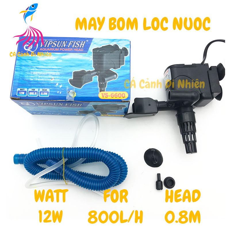 Máy bơm lọc nước hồ cá cảnh 12W Vipsun VS-6600