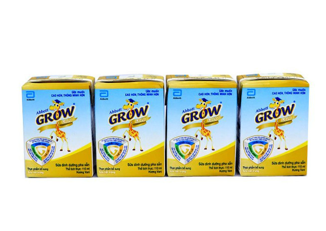 Thùng 48 Hộp Sữa Bột Pha Sẵn Abbott Grow Gold 110ml.