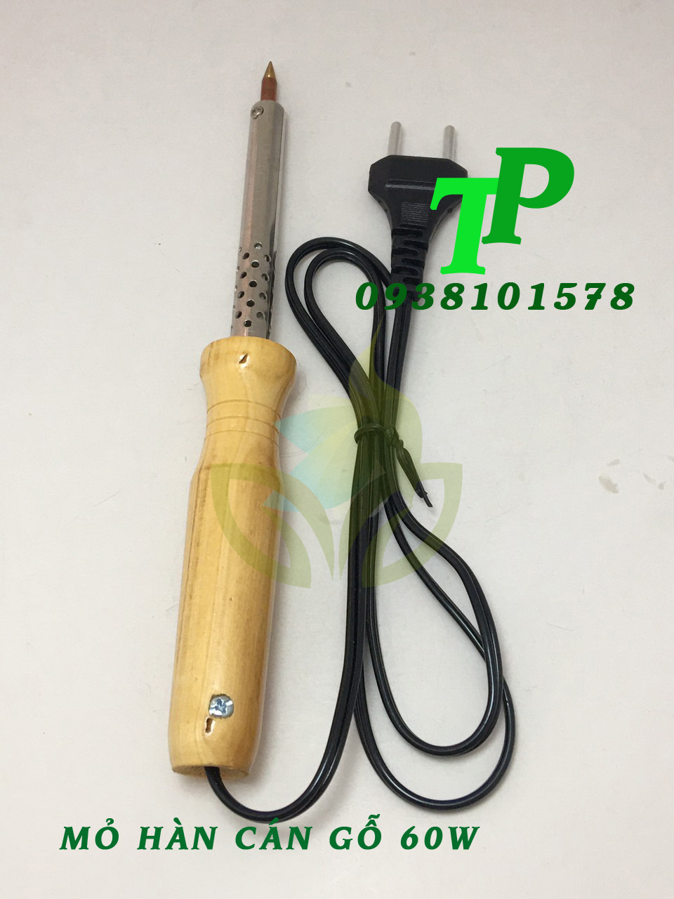 Mỏ Hàn Chì Cán Gỗ 60W , Mỏ Hàn Thiếc, Mỏ Hàn Cán Gỗ 60W