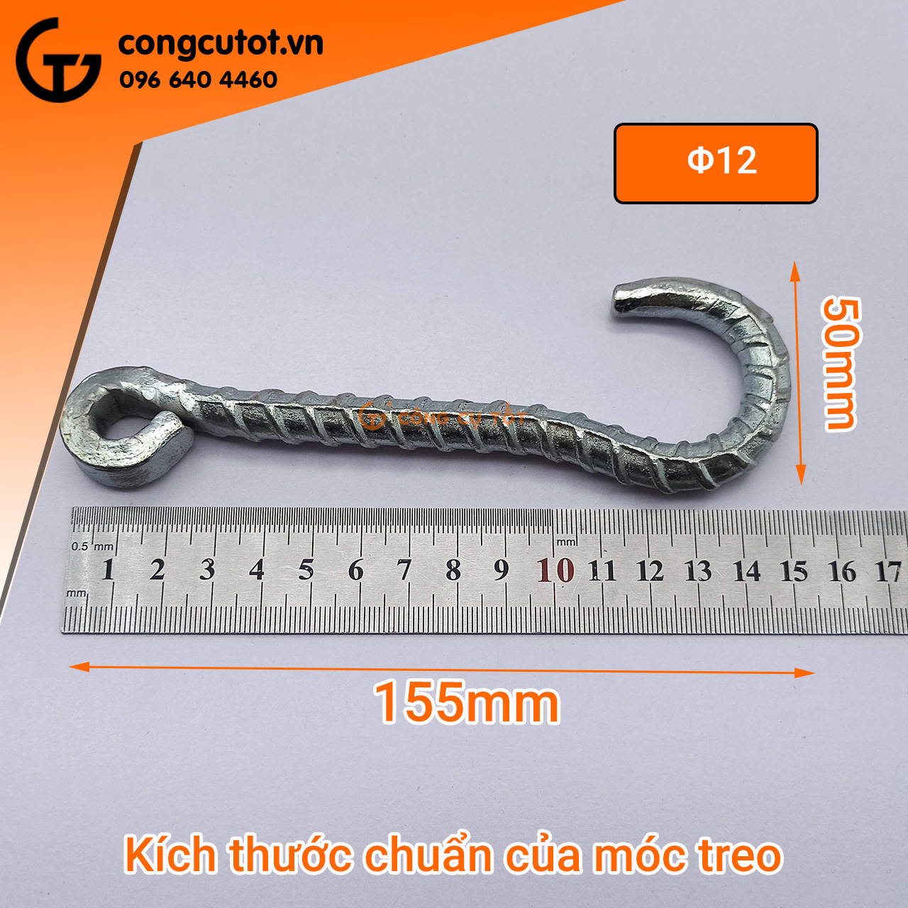 Móc treo quạt trần các cỡ