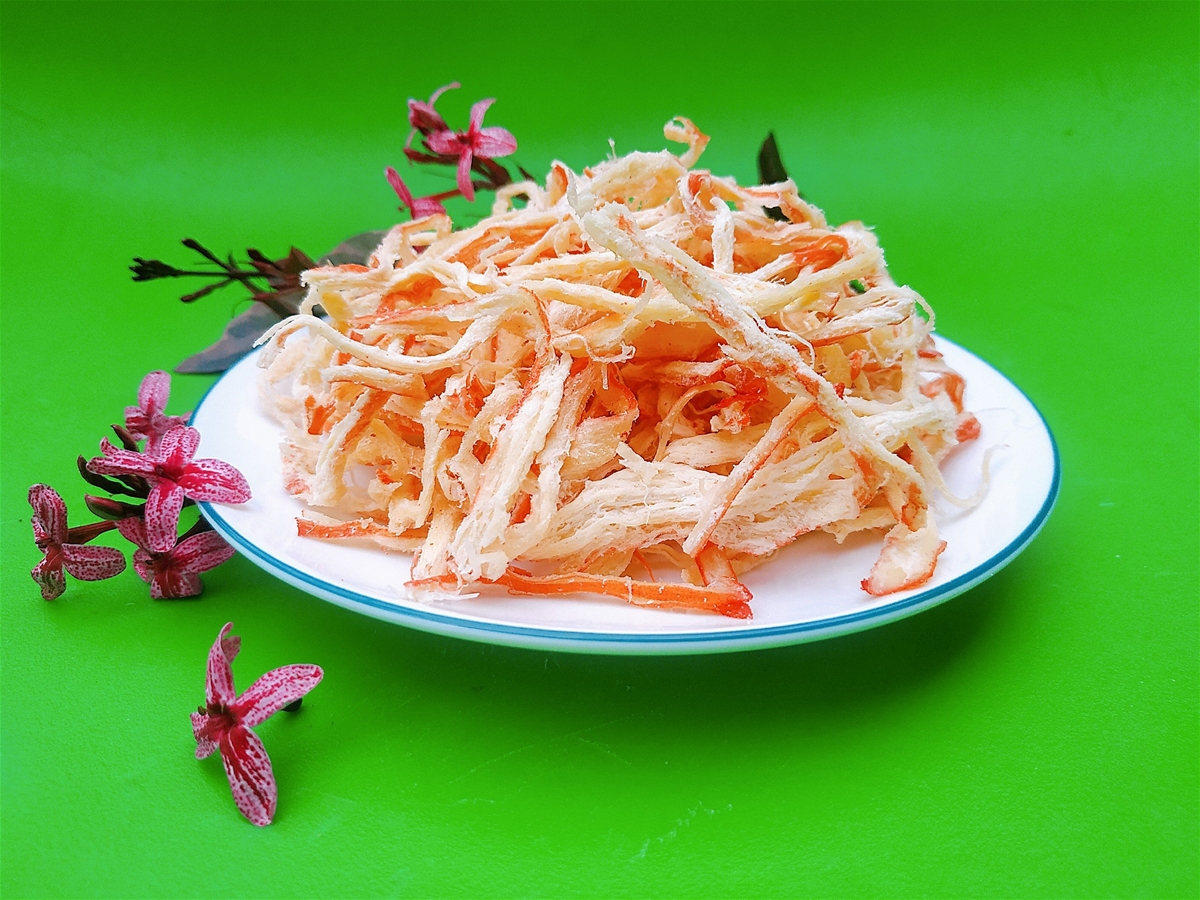 MỰC XÉ SỢI ĂN LIỀN ĐẦM SEN 100gr