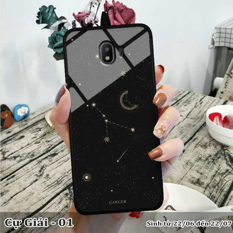 Ốp kính samsung j2 pro 2018 in cung hoàng đạo