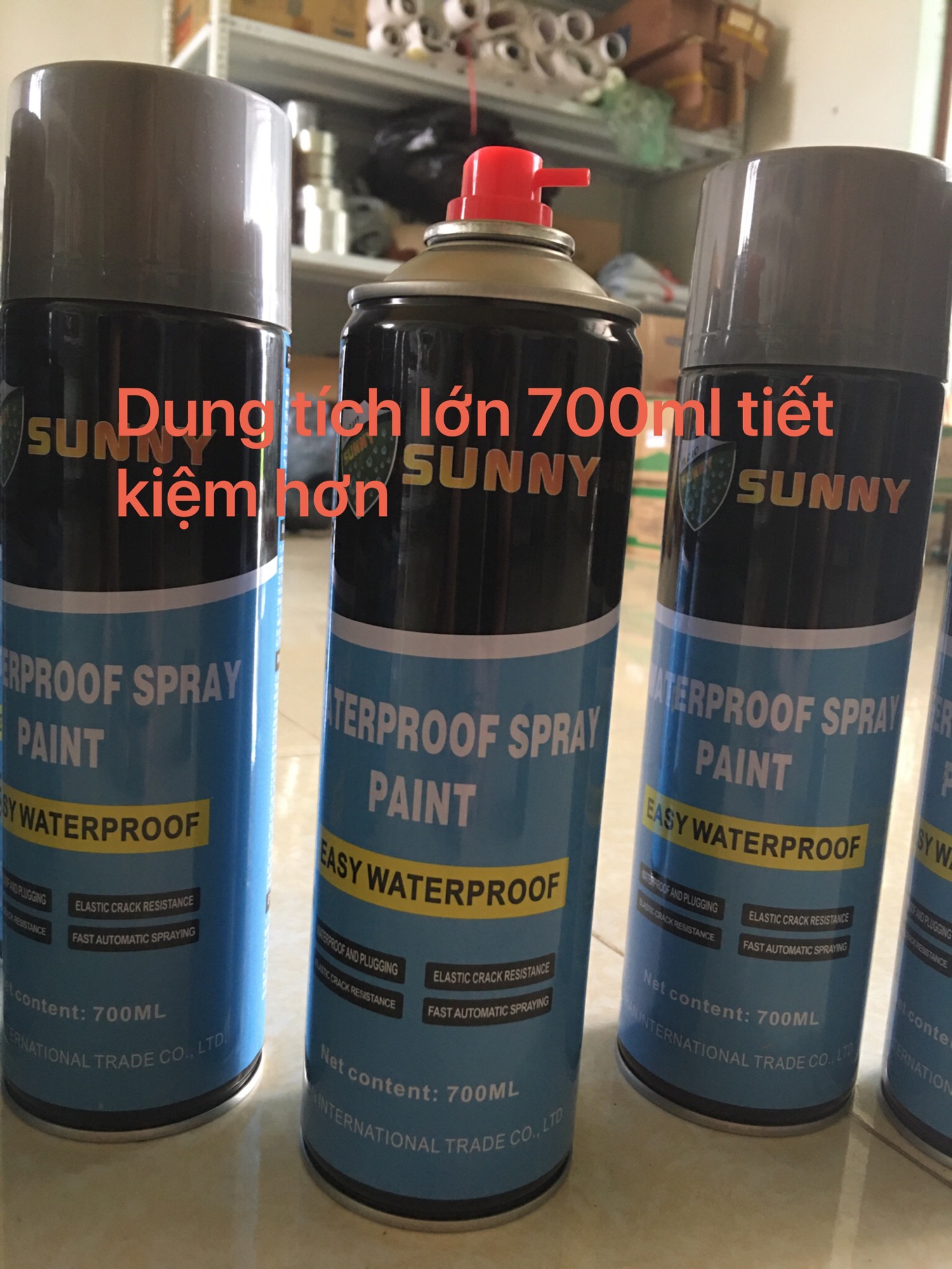 Bình xịt chống thấm dột mái nhà bê tông