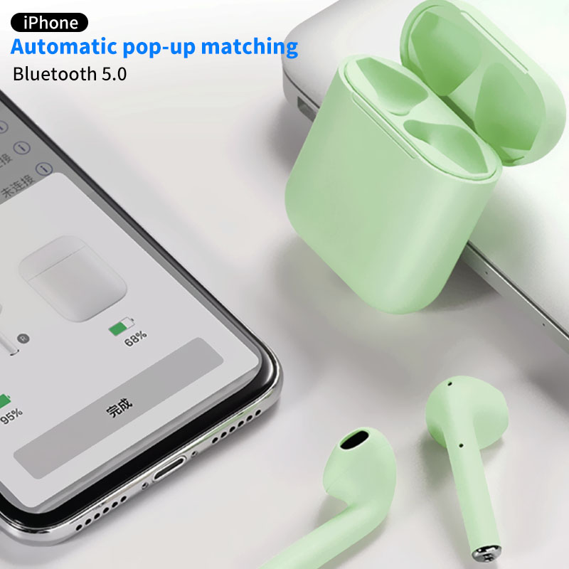 Tai nghe Bluetooth inpods i12 Bản Cao Cấp Chip 5.0 Bluetooth, Tai Nghe Bluetooth Không Dây I12s hay hơn i7s, Tai Nghe Bluetooth Nhét Tai, Tai nghe bluetooth pin trâu cho samsung/oppo/xiaomi/iphone