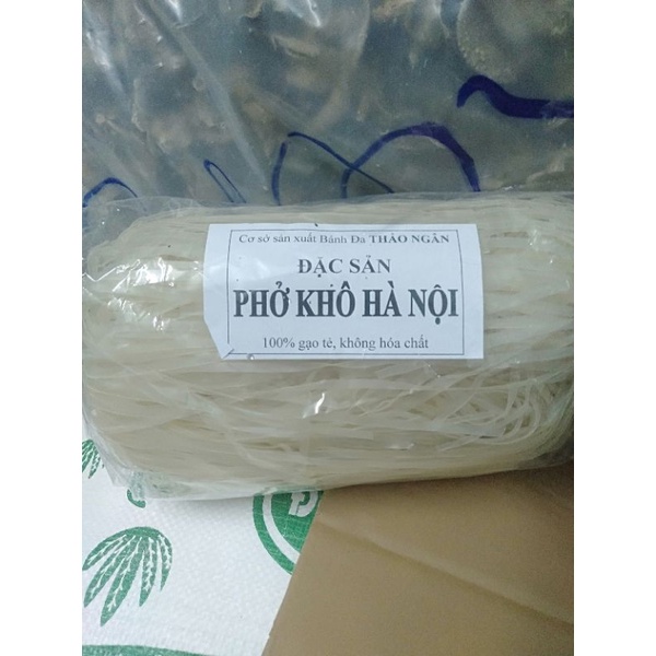 PHỞ KHÔ HÀ NỘI 100% LÀM TỪ GẠO(TÚI 500G)