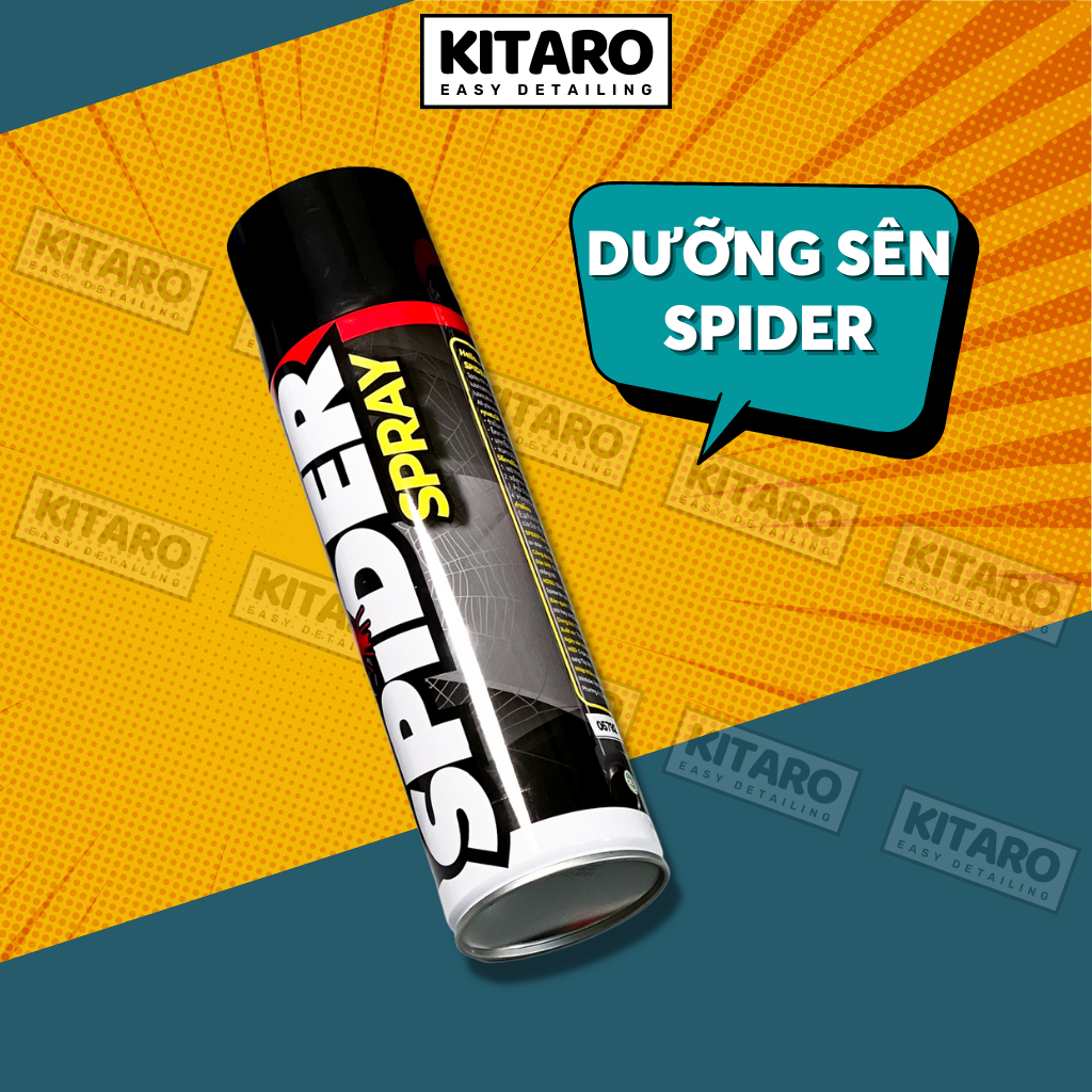 Xịt dưỡng sên SPIDER 600ml Thái Lan không văng