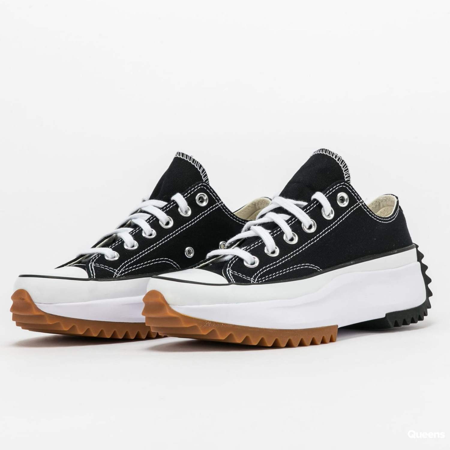 Giày Sneaker Converse Run Star Hike low black ( Tặng túi converse + bill + tất)
