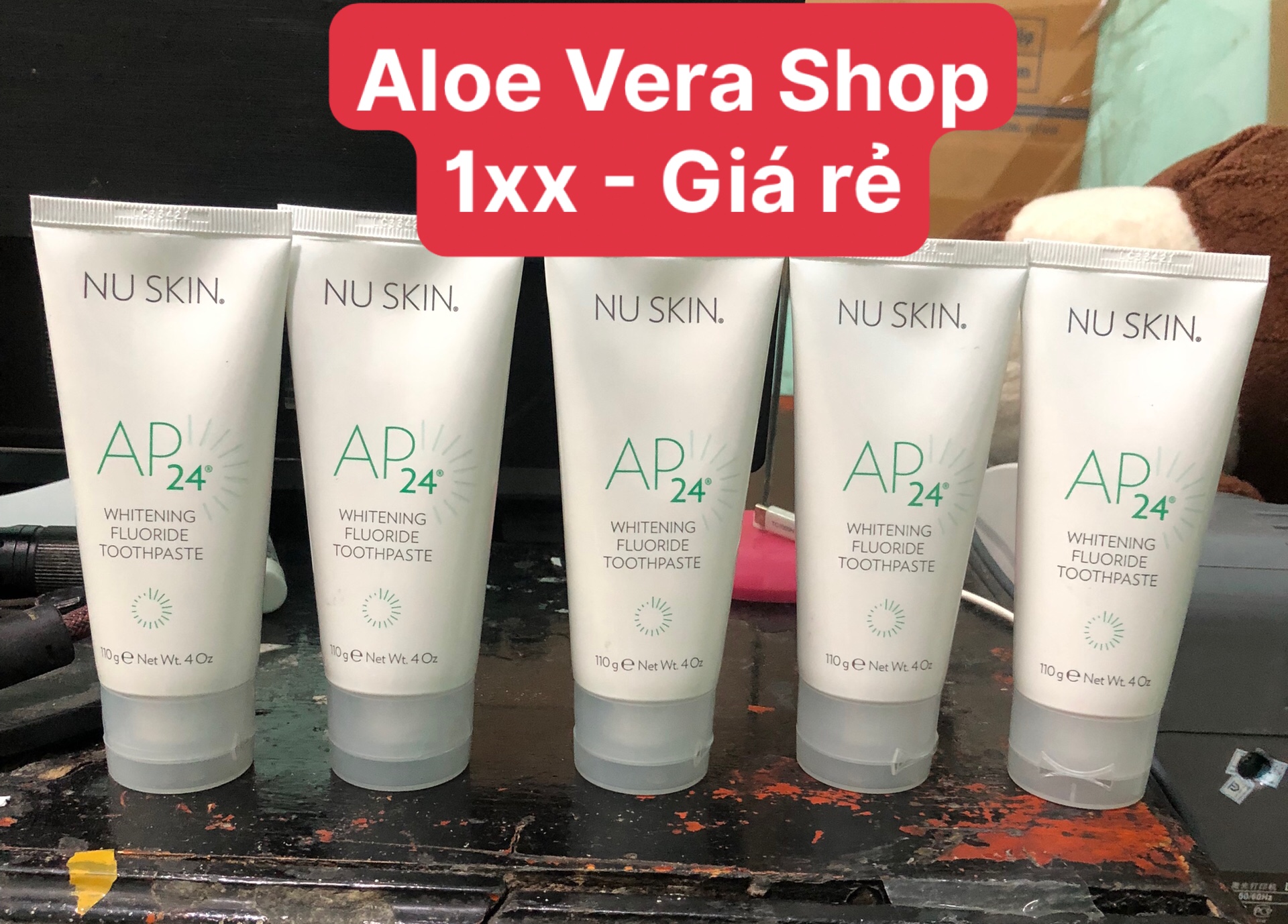 Combo 5 Tuýt Kem Đánh Răng AP24 Nuskin (110g)