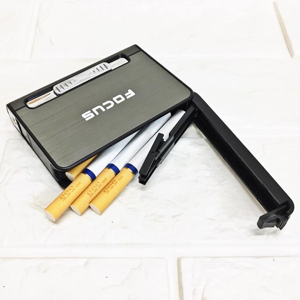 Bật Lửa gas FOCUS kiêm hộp đựng 2 chức năng độc đáo