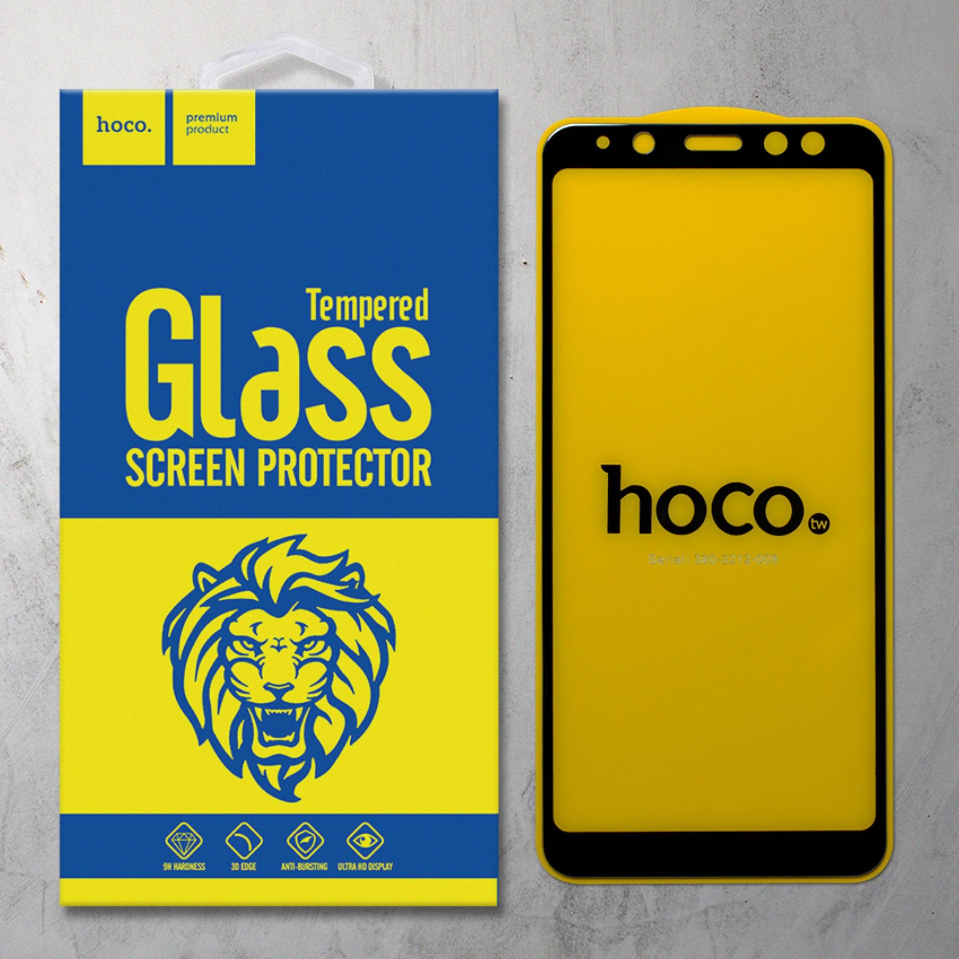 Kính cường lực cho Samsung Galaxy A8 2018 Full LCD hiệu Hoco (Đen)