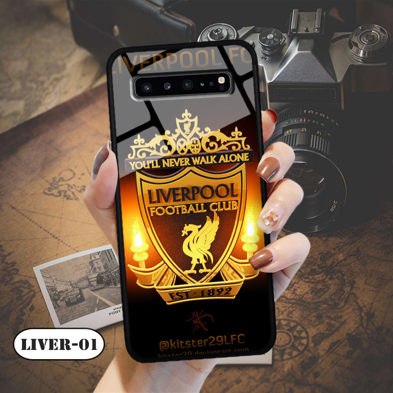 Ốp lưng kính 3D Samsung S10 5G hình đội bóng