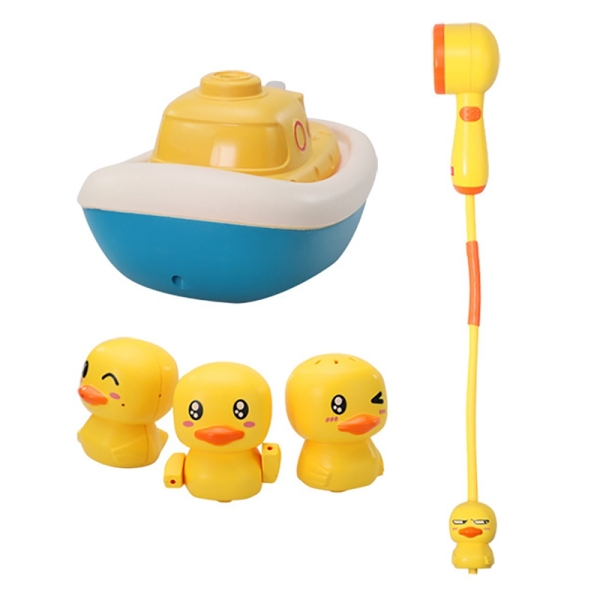 Baby Bath Toys for Toddler Duck Electric Shower Sprayer Bath Toys Baby Shower Sprinkler Gifts for Ages 3 4 5 Year Olds