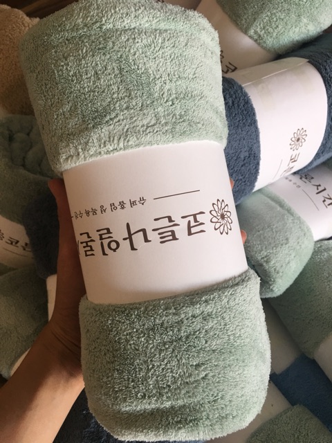 Khăn Lông Hàn Quốc chất lông cừu Cao Cấp size 35*75 (KHĂN T8)