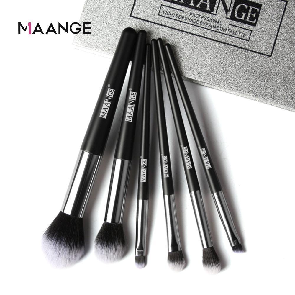 Bộ Cọ Trang Điểm 6 cây MAANGE Dùng Đánh Phấn Mắt / Phấn Phủ