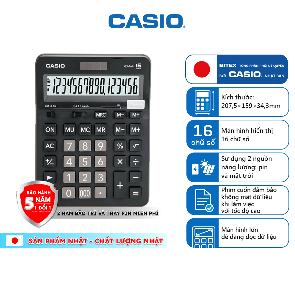 Máy Tính Casio GX-16B