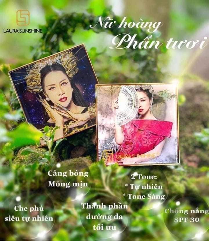 Phấn nước siêu mịn Laura Sunshine Magic Smooth Cushion Nhật Kim Anh