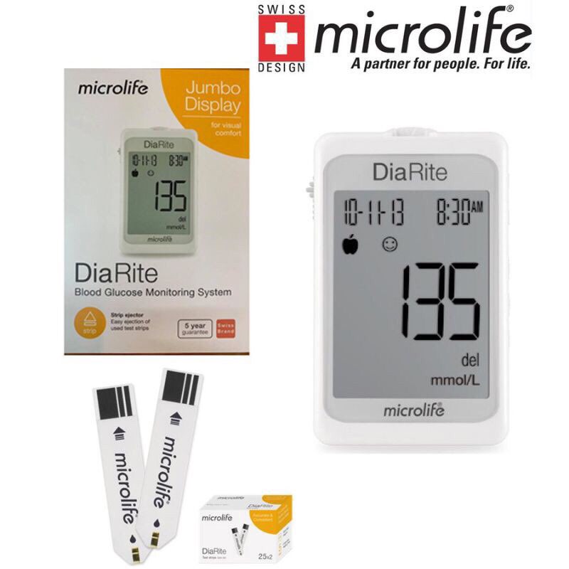 máy đo đường huyết MIcrolife tặng 25 que thử
