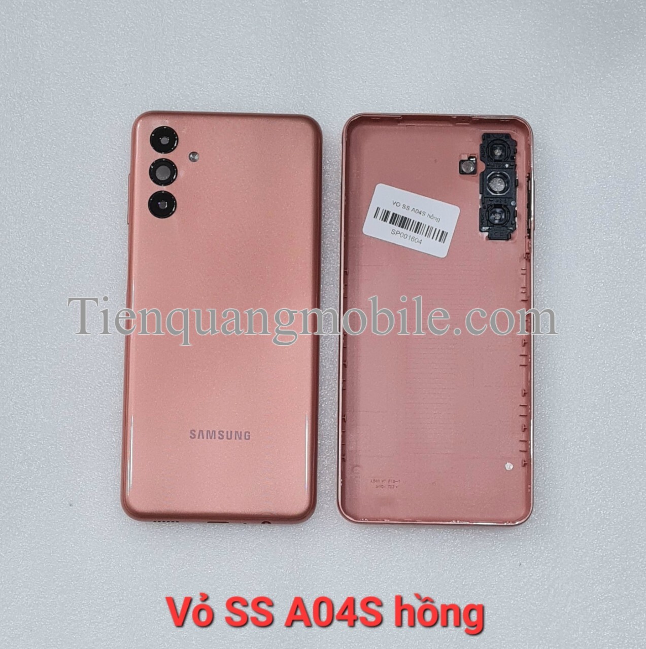 Bộ vỏ Samsung A04S (gồm vỏ, xương, kính cam, nút bấm, khe sim)