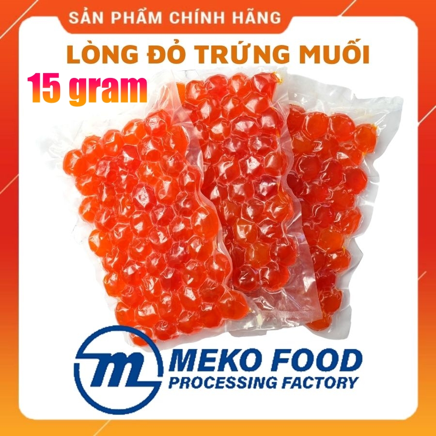 COMBO 2 TÚI Lòng đỏ trứng vịt muối cỡ LỚN 15gram (50 trứng/túi hút chân không)
