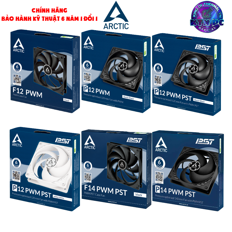 Quạt tản nhiệt Arctic Series - Chính hãng