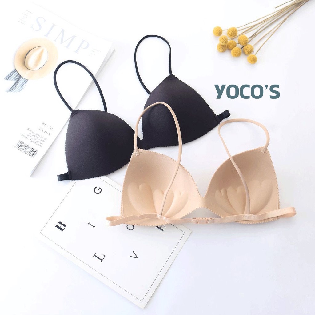 Áo Ngực Su Dây Mảnh[ZOZO 818] Áo Bra Mút Mỏng Đẹp