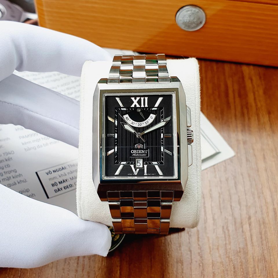Đồng hồ nam mặt vuông Orient Automatic CFDAF002B - Cực độc đáo và lạ mắt