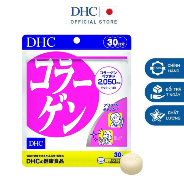 Viên uống DHC Nhật Bản bổ sung Collagen giúp chống lão hóa da tăng khả năng đề kháng gói 30 ngày