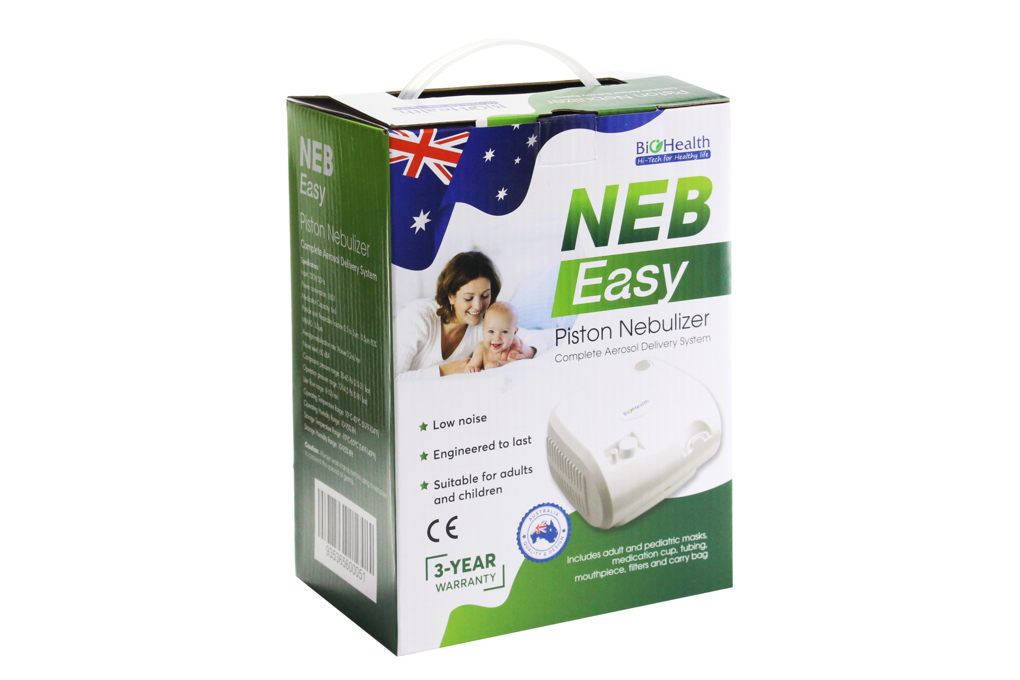 MÁY XÔNG KHÍ DUNG NEB EASY (trọn bộ)