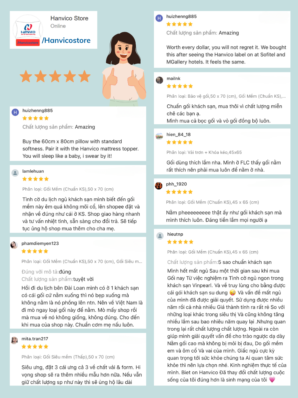 Ruột gối khách sạn Microfiber Hanvico cao cấp