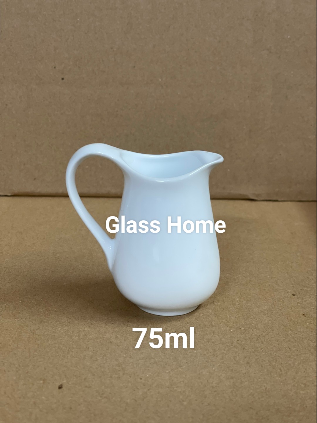 Ly Rót Sữa sứ trắng 35ml 75ml 100ml - Bình rót sữa Milk Jar