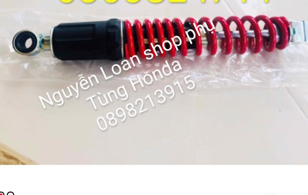 Phuộc sau Vario Click 2018 màu đỏ