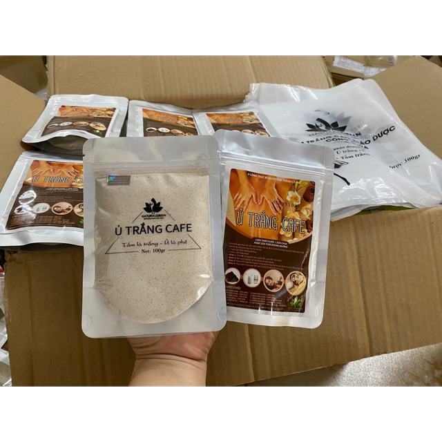 (100gr) Combo 1 gói ủ cafe ,dùng cho face và body
