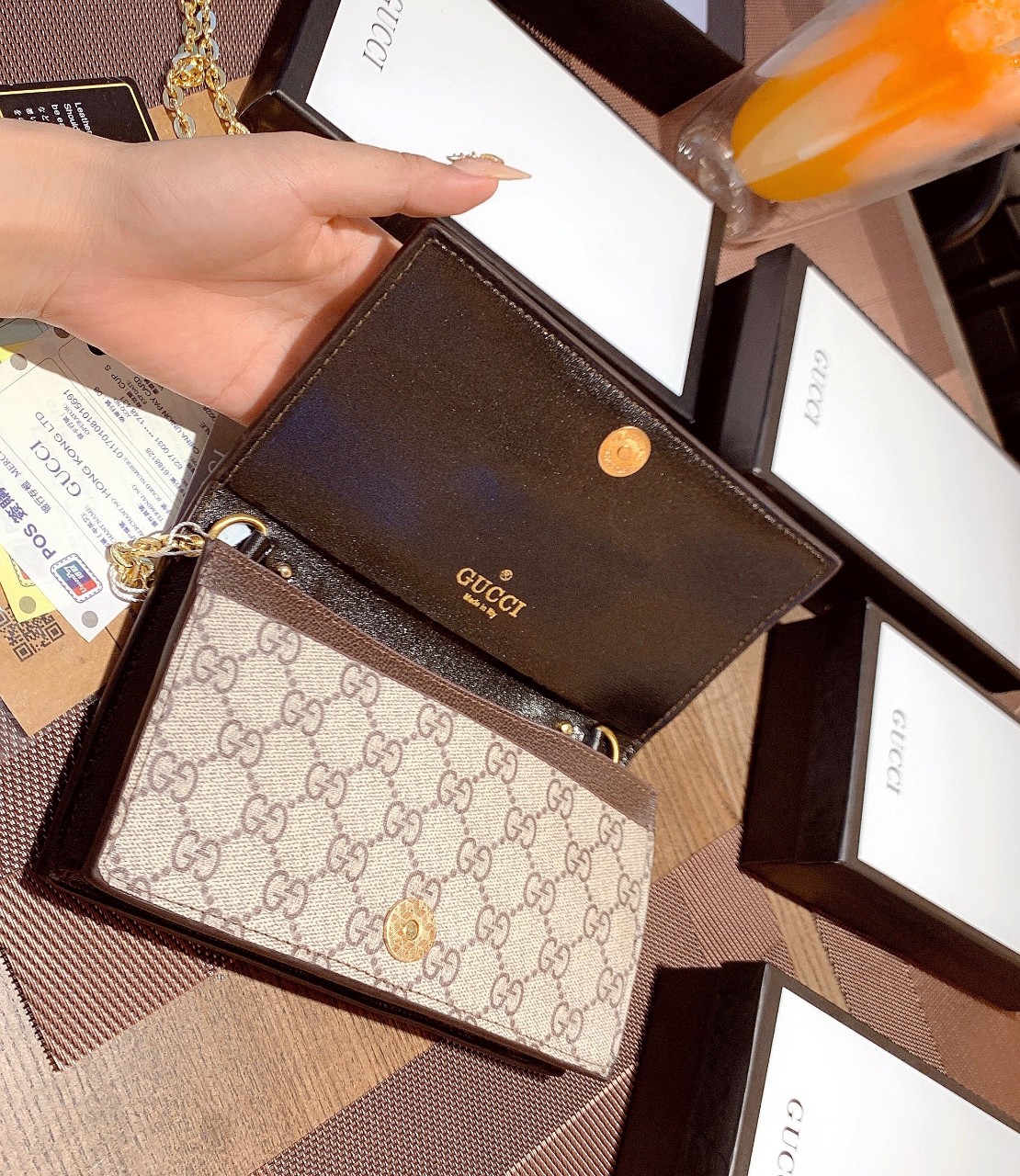 Túi Gucci họa tiết